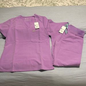 FIGS Catarina + Kade Purple scrubs